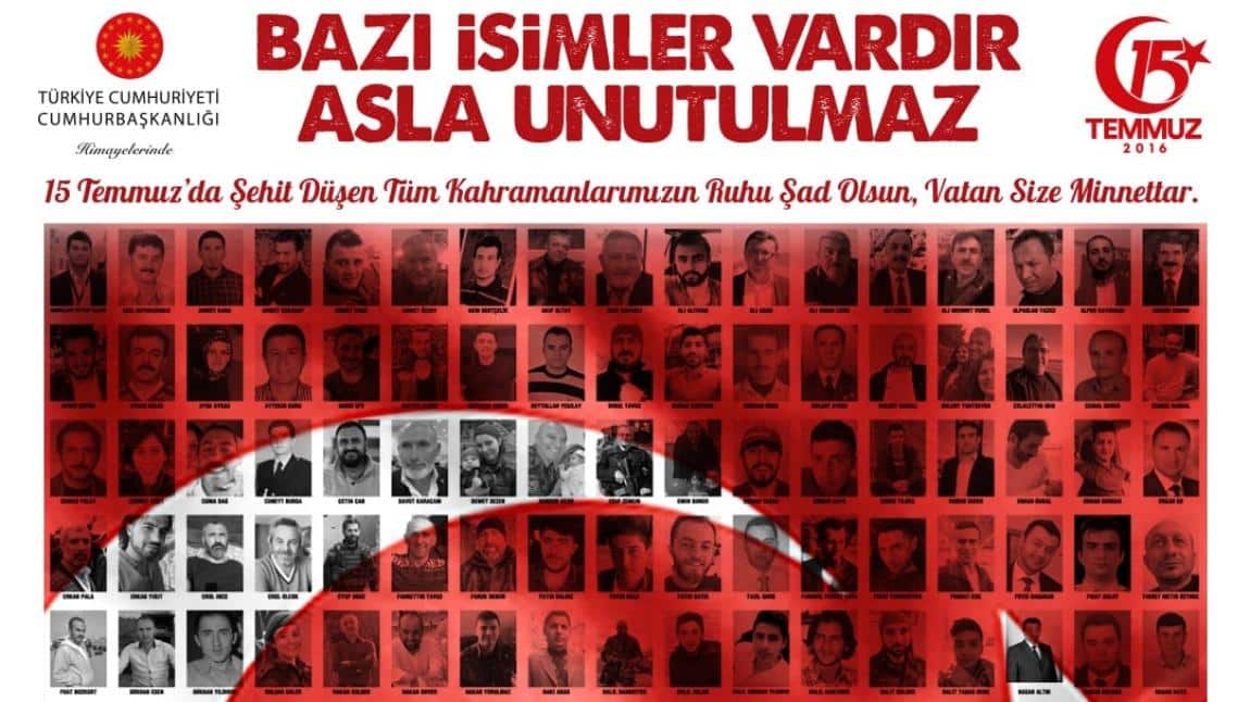 15 TEMMUZ MİLLETİN ZAFERİ